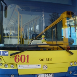 Autobus marki Solbus SM12 zakupiony w ramach projektu unijnego
